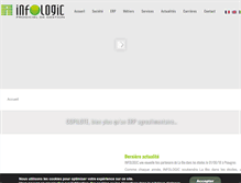 Tablet Screenshot of infologic-copilote.fr